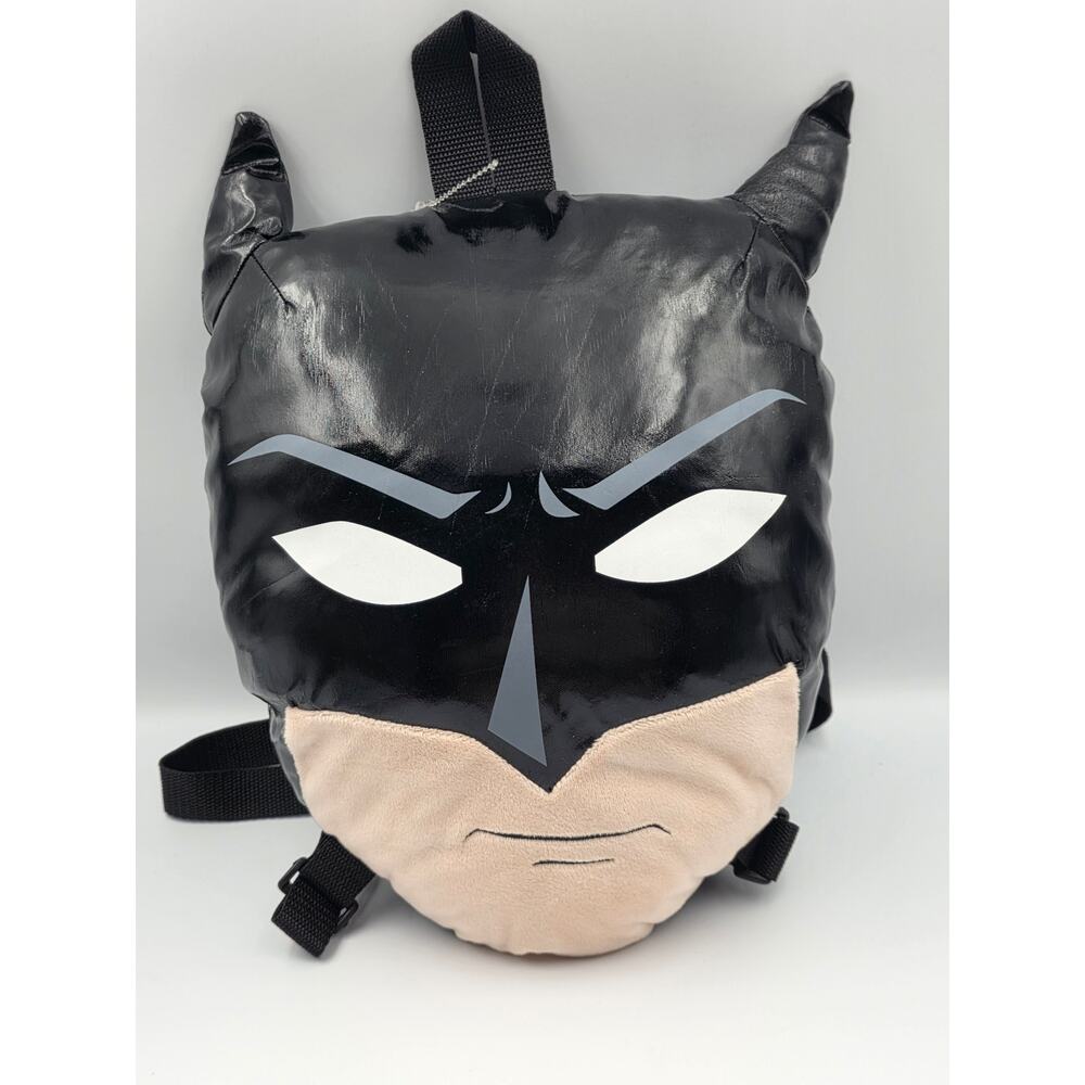 DC Comics Batman Backpack Face Pillow Plush 13 X 9 Inches